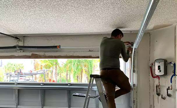 Garage Door Rail Replacement in Lisle, IL